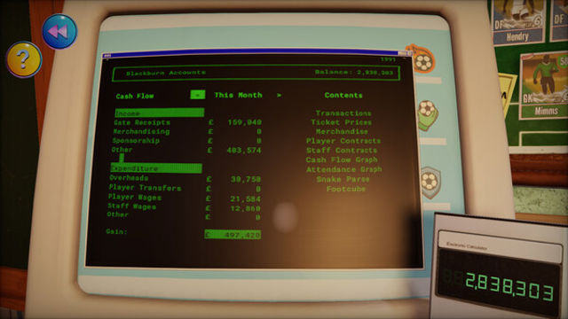 Hình ảnh gameplay NUTMEG A Nostalgic DB Football Manager-TENOKE