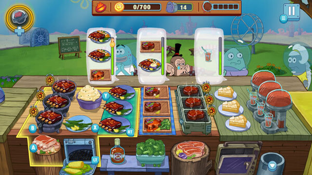 Hình ảnh gameplay SpongeBob Krusty Cook Off-TENOKE