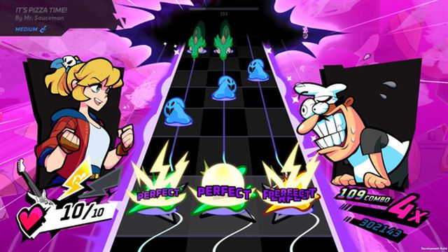 Hình ảnh gameplay Rift of the NecroDancer Pizza Tower-TENOKE
