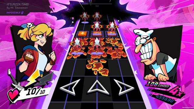 Hình ảnh gameplay Rift of the NecroDancer Pizza Tower-TENOKE