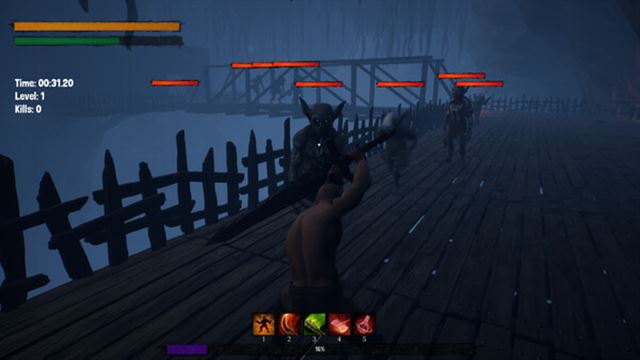 Hình ảnh gameplay Combat Master Battle to DEATH-TENOKE