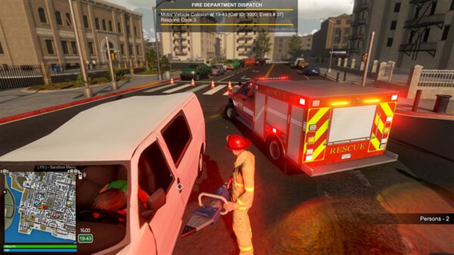 Hình ảnh gameplay Flashing Lights BUCK Police Fire Rescue Pack-TENOKE