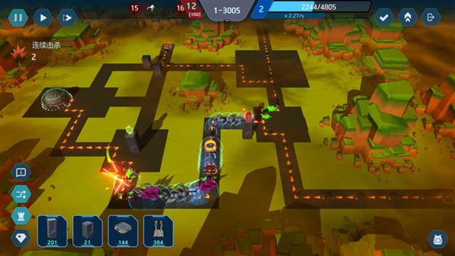 Hình ảnh gameplay Crystal matrix-TENOKE