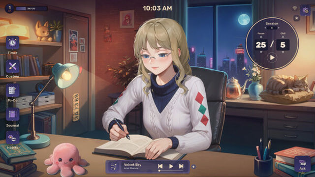 Hình ảnh gameplay Lo-Fi Girl AI Assistant-TENOKE