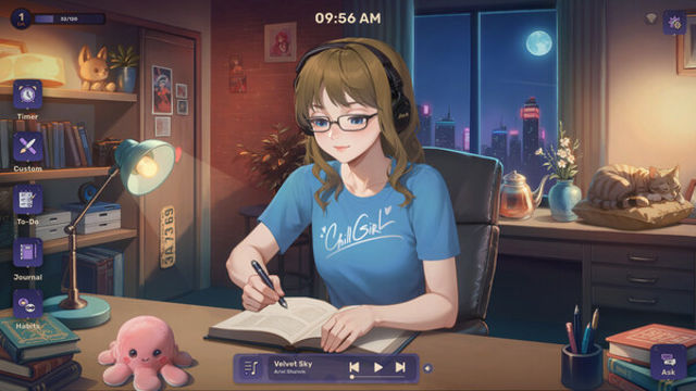 Hình ảnh gameplay Lo-Fi Girl AI Assistant-TENOKE