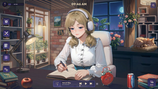 Hình ảnh gameplay Lo-Fi Girl AI Assistant-TENOKE
