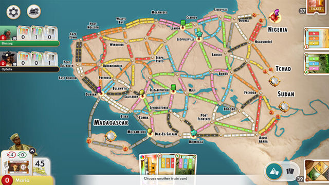 Hình ảnh gameplay Ticket to Ride Heart of Africa Expansion-TENOKE