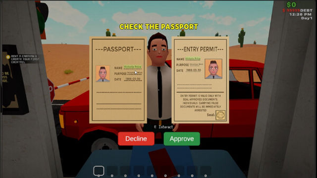 Hình ảnh gameplay Toll Booth Simulator-GoldBerg