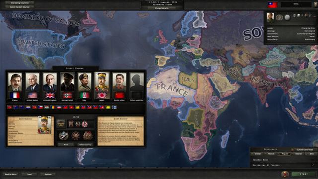 Hình ảnh gameplay Hearts of Iron IV v1.15.3-P2P