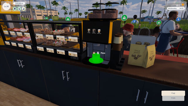 Hình ảnh gameplay Cafe Business Manager Early Access