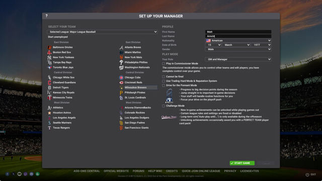 Hình ảnh gameplay Out of the Park Baseball 27-GoldBerg