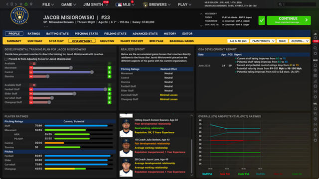 Hình ảnh gameplay Out of the Park Baseball 27-GoldBerg