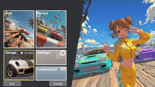 Hình ảnh gameplay Neon Curves Racing-TENOKE