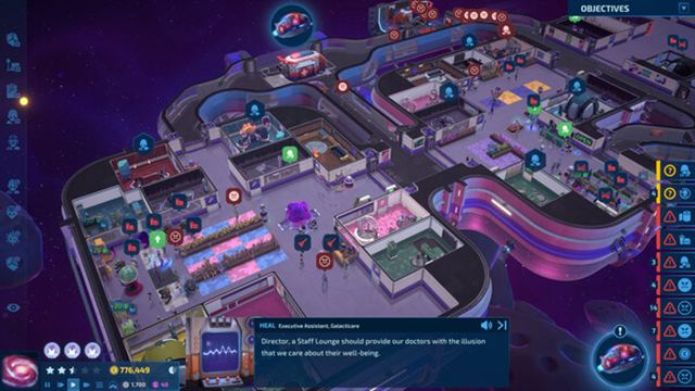 Hình ảnh gameplay Galacticare-GoldBerg