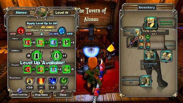 Hình ảnh gameplay Dungeon Defenders Gunwitch Hero-TiNYiSO