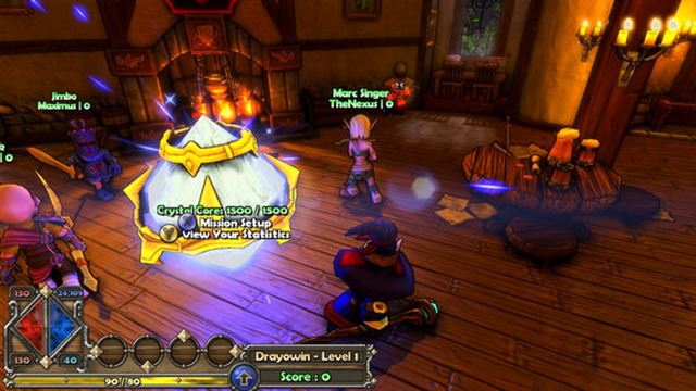 Hình ảnh gameplay Dungeon Defenders Gunwitch Hero-TiNYiSO
