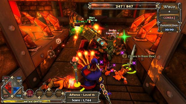 Hình ảnh gameplay Dungeon Defenders Gunwitch Hero-TiNYiSO