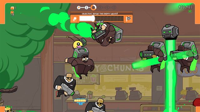 Hình ảnh gameplay Alien Hominid Invasion v1.3.1-P2P