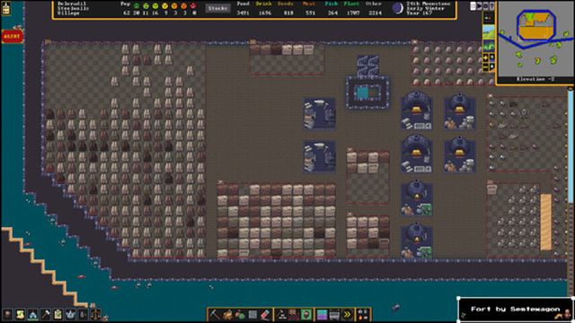 Hình ảnh gameplay Dwarf Fortress v51.06-P2P