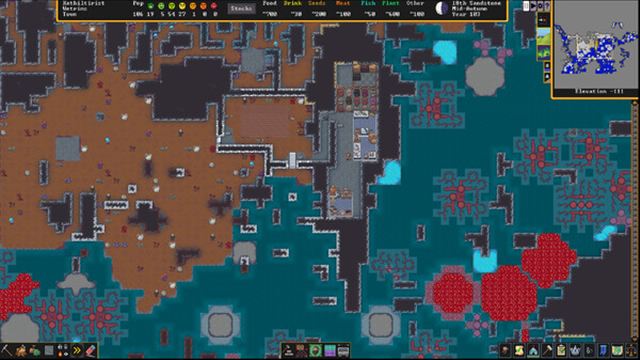 Hình ảnh gameplay Dwarf Fortress v51.05-P2P