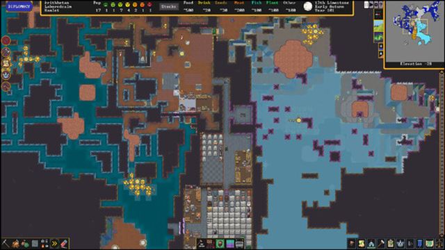 Hình ảnh gameplay Dwarf Fortress v51.02-P2P